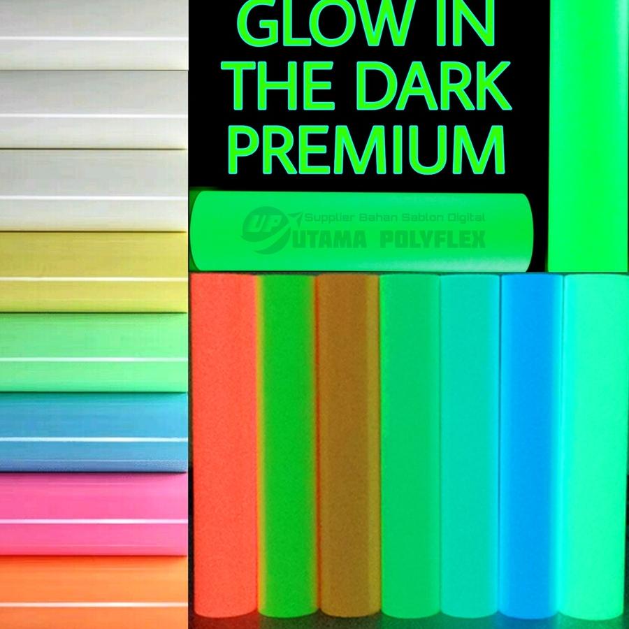 

12.12 STOK READY Polyflex Glow In The Dark / Poliflex / Polyflek / Poliflek / Glow Flex murah