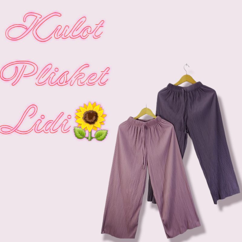 Celana Kulot Plisket Lidi Celana Kulot Prisket Lidi