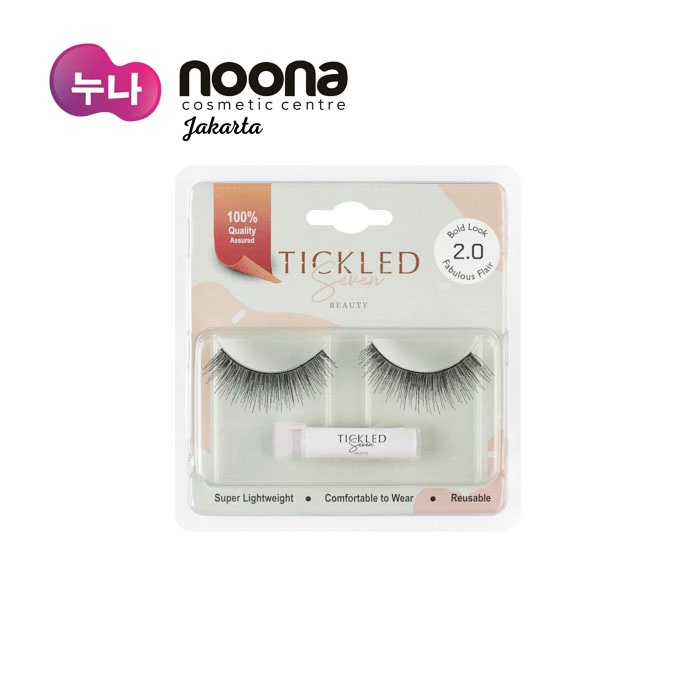 TICKLED SEVEN INDIVIDUAL PACK EYELASHES FABULOUS FLAIR 2.0