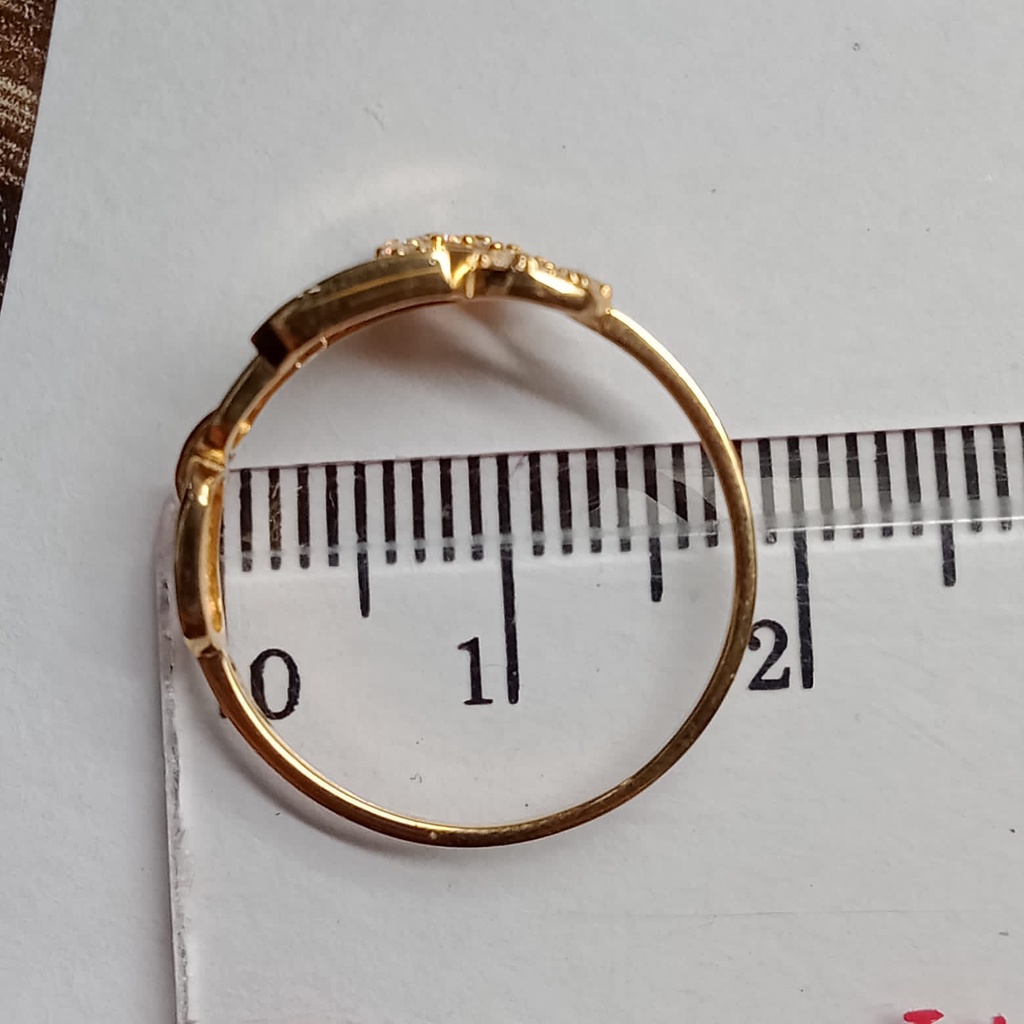 Cincin emas 17k - 1.45 gr kadar 750 - 4169