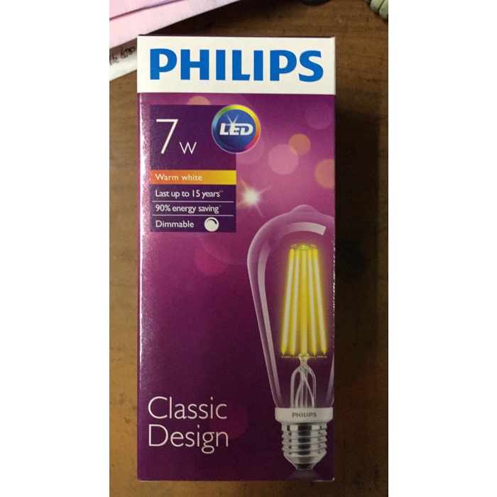 Lampu Led Classic 7.5W St64 Philips