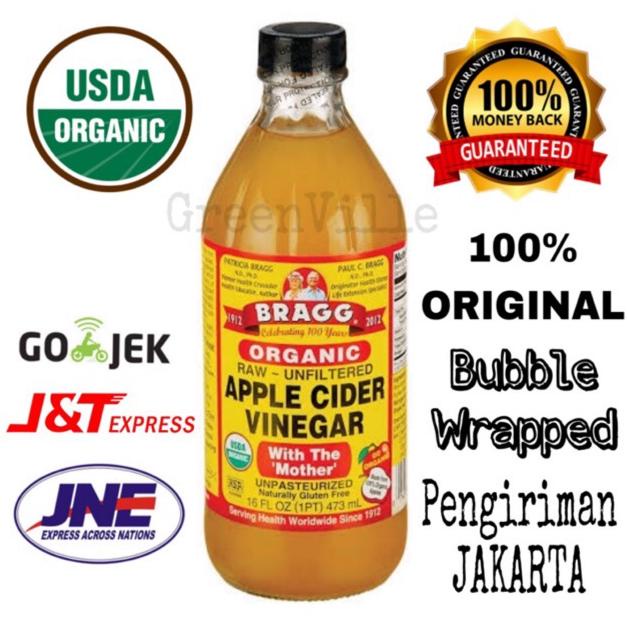 

BRANDS FESTIVAL Bragg Apple Cider Vinegar 473ml Cuka Apel Organik Ori