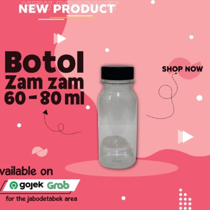 

✦ Botol zamzam 60-80ml short neck isi 100pcs termurah ◊