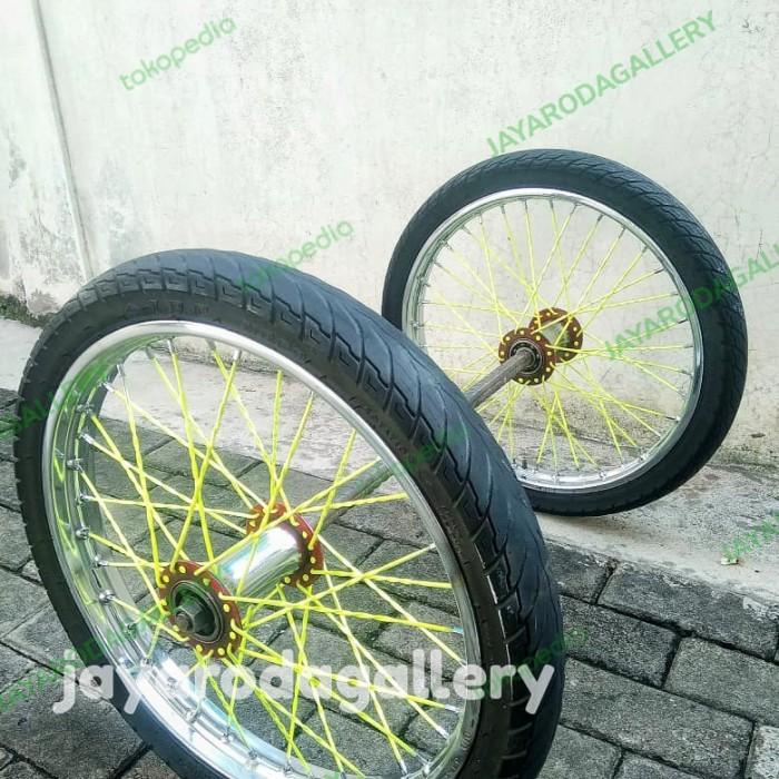 roda gerobak velg ring 17 jari-jari