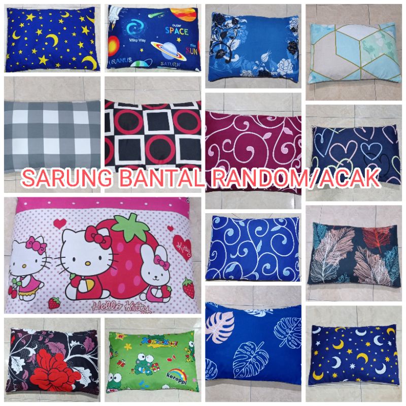 Sarung Bantal Tidur Motif Random