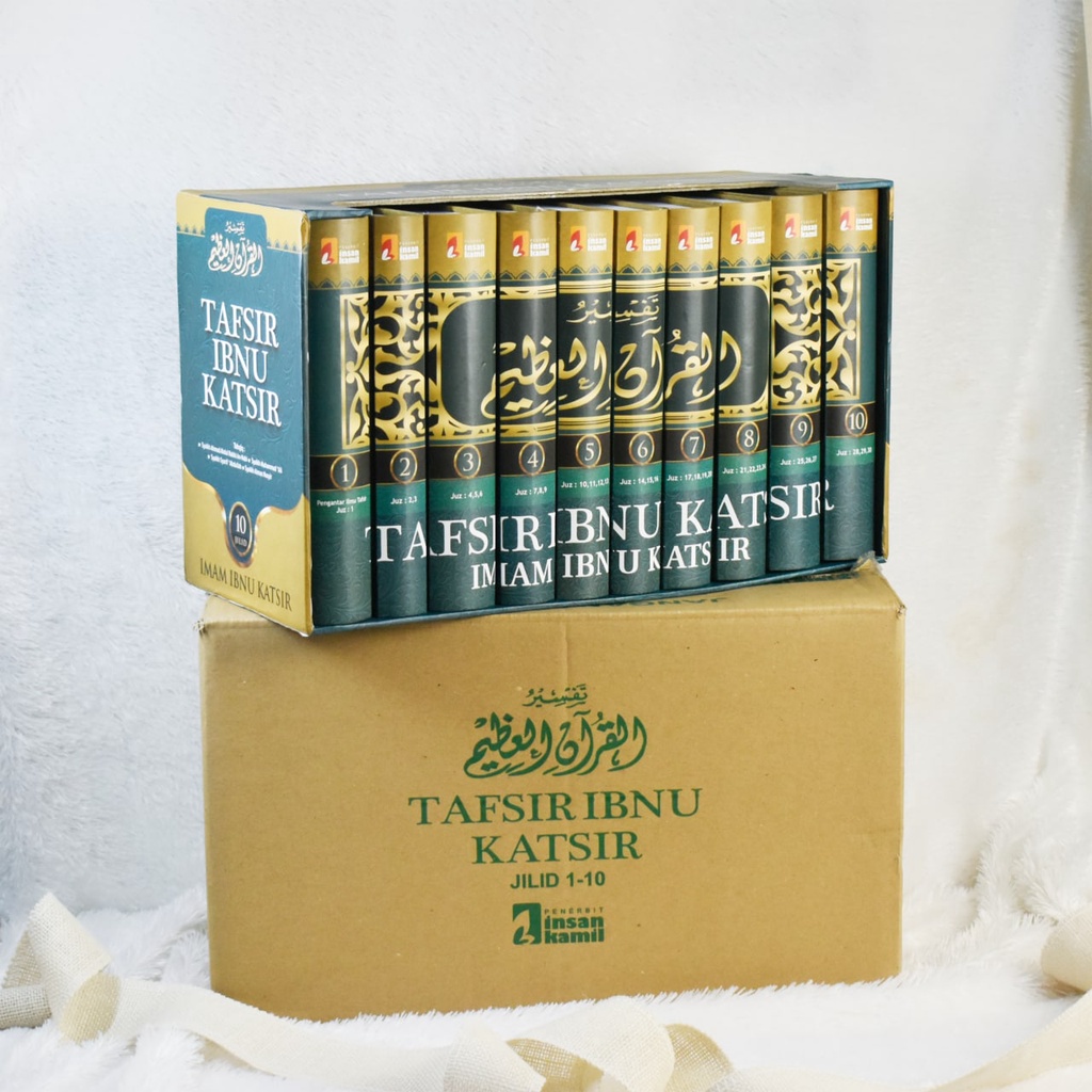 Buku Tafsir Ibnu Katsir 10 Jilid Kitab Tafsir Al Quran Terlengkap Terjemah Rujukan Ulama Ahlus Sunna