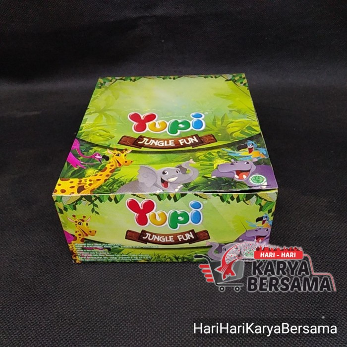 

PERMEN YUPI JUNGLE FUN BOX 24'S X 7GR