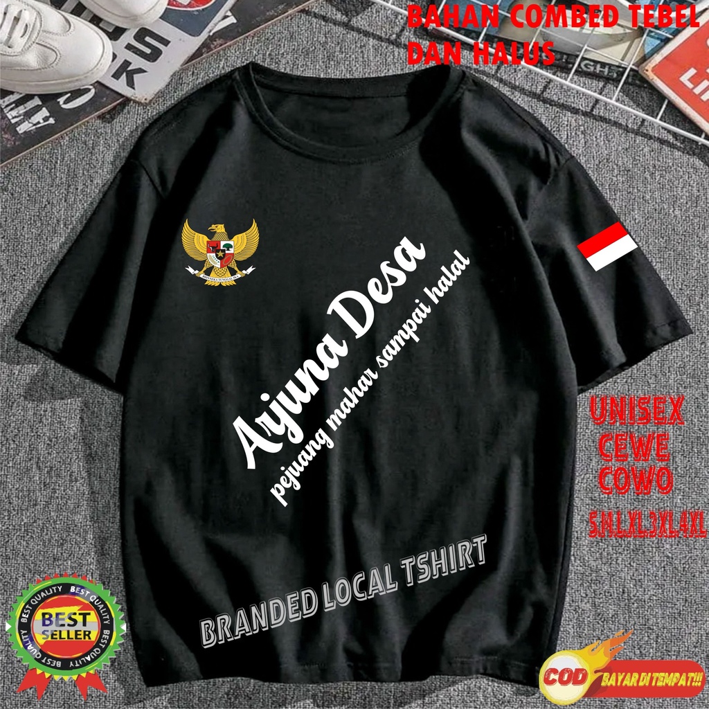 APPS Promo Diskon Kaos ARJUNA DESA GARUDA BENDERA Kaos Murah Pakaian Pria pakaian Wanita/Kaos Distro Pria Kaos Promo/Best Seller