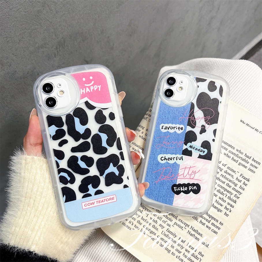 Compatible For iPhone 14 13 12 11 Pro Max X XR Xs Max 8 7 6 6s Plus SE 2020 Kompatibel Untuk Cow Brain Denim Phone Case Soft TPU Cover