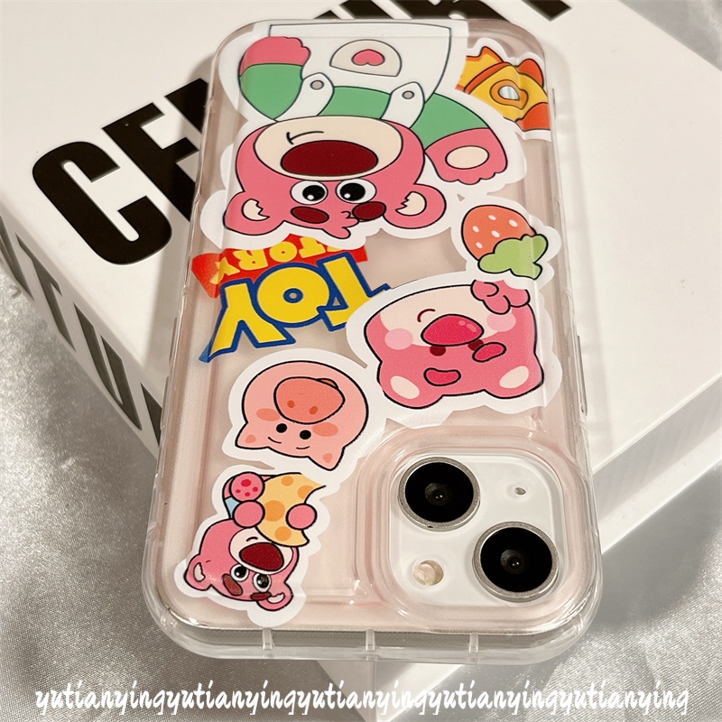 Toy Story Kartun Case Realme C25Y C35 C1 C2 C11 2020 C21Y C33 C25 C12 C25s C15 Realme 5i 5s 6i 5 C20 C20A C11 2021 C3 Lucu Manyo Buzz Lightyear Alien Airbag Tahan Guncangan Soft Cover