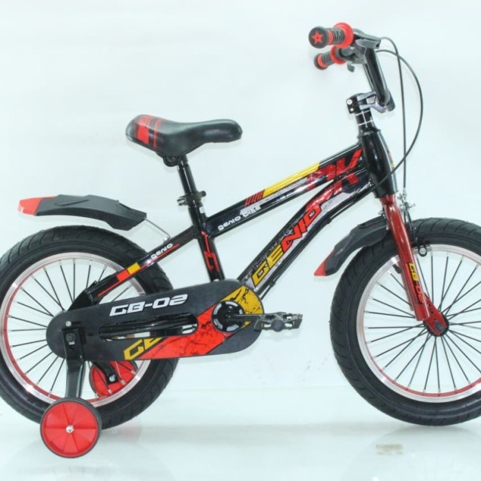 Sepeda Anak Bmx 16 Genio Bike Gb-02 Velg Alloy Ban Besar #Original