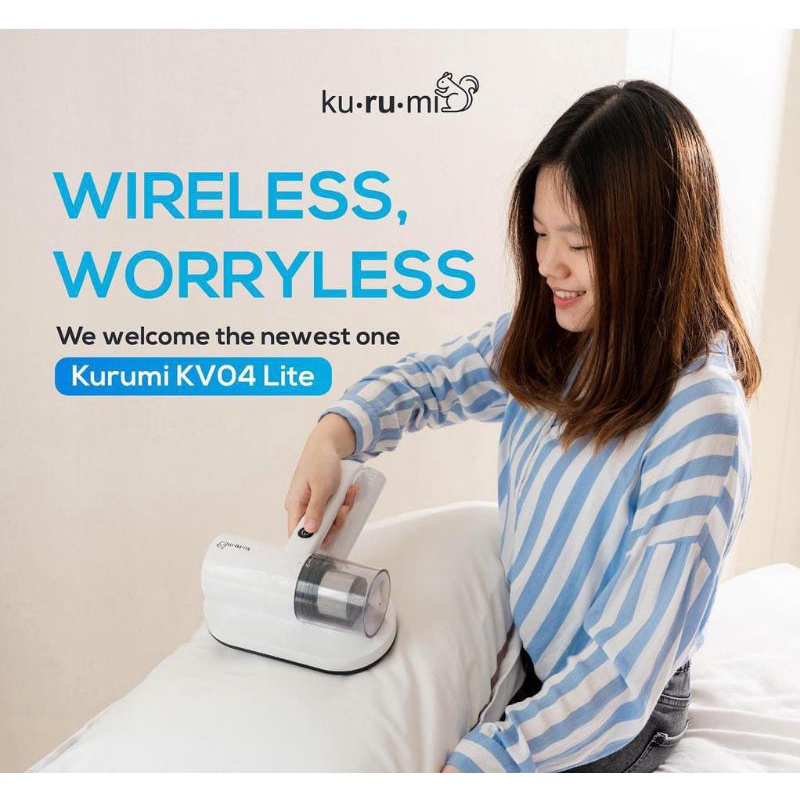 Kurumi KV 04 Lite Anti Dust Mites Cordless UV Vacuum Cleaner