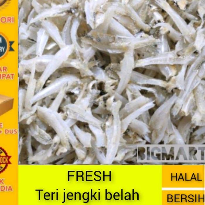 

⅍ Ikan asin teri jengki belah super fresh 1kg ➮