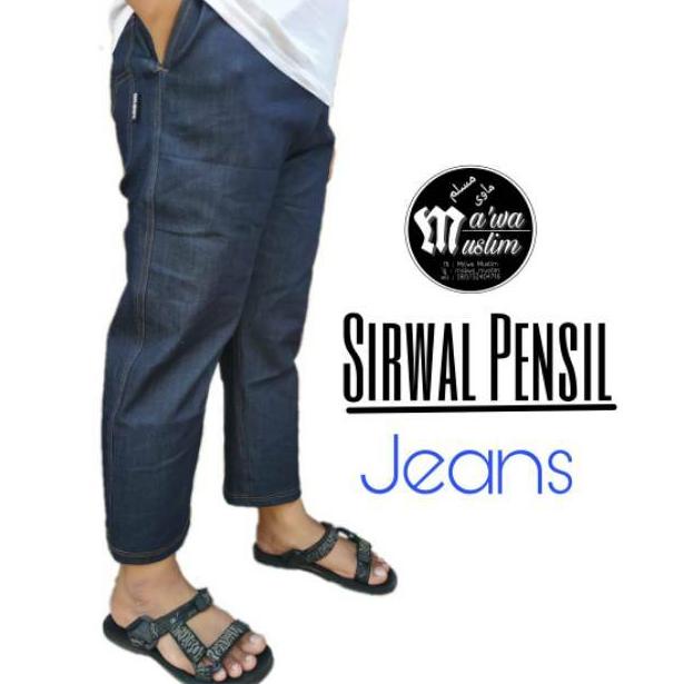 TERLARIS Celana Sirwal pensil jeans / classic jeans / Celana cingkrang pensil jeans