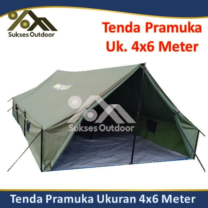 Tenda pramuka 4x6 D300
