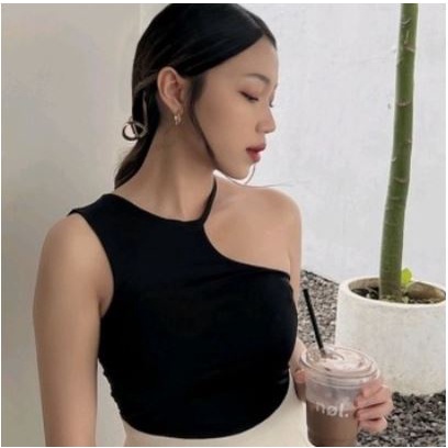 RSB BJ372 Tanktop Bra Wanita Crop Top Pakaian Dalam Wanita Tali Samping Bralattle Cup Korean Fashion