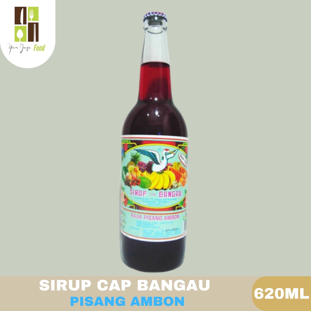 Sirup Cap Bangau Rasa Pisang Ambon/CocoPandan/Moka/Vanili/Vanila 620ml