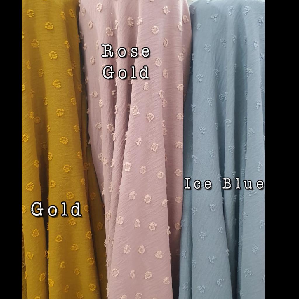 Kain CEY airflow crinkle polkadot premium quality bahan crinkle airflow &quot;Grade A&quot;