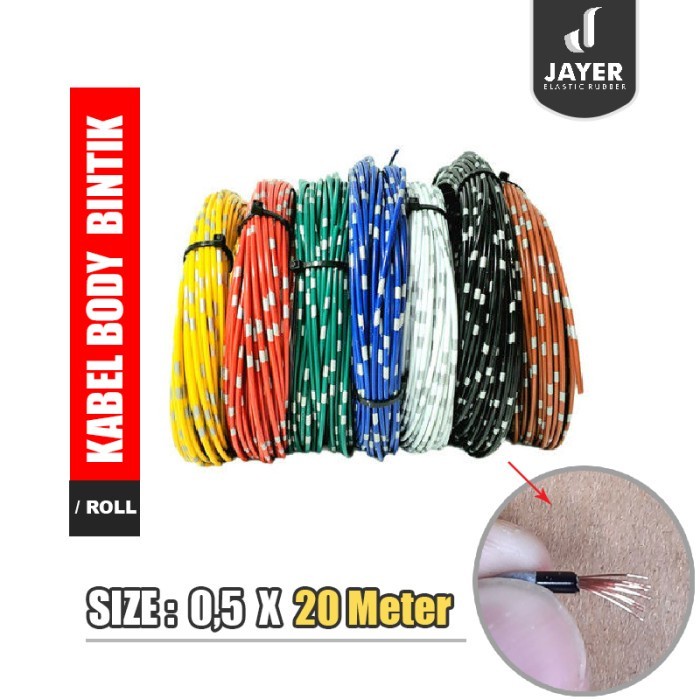 Kabel Roll Kabel Body Bintik Otomotif 0,5mm Kabel Tembaga Murni