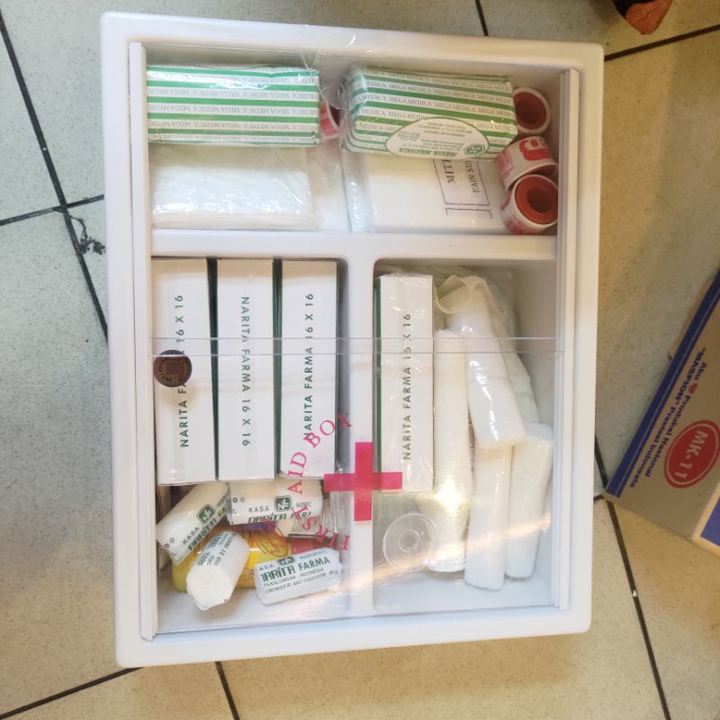 Kotak Obat P3K Lengkap Isi Type A B C Full Set Box First Aid Kit