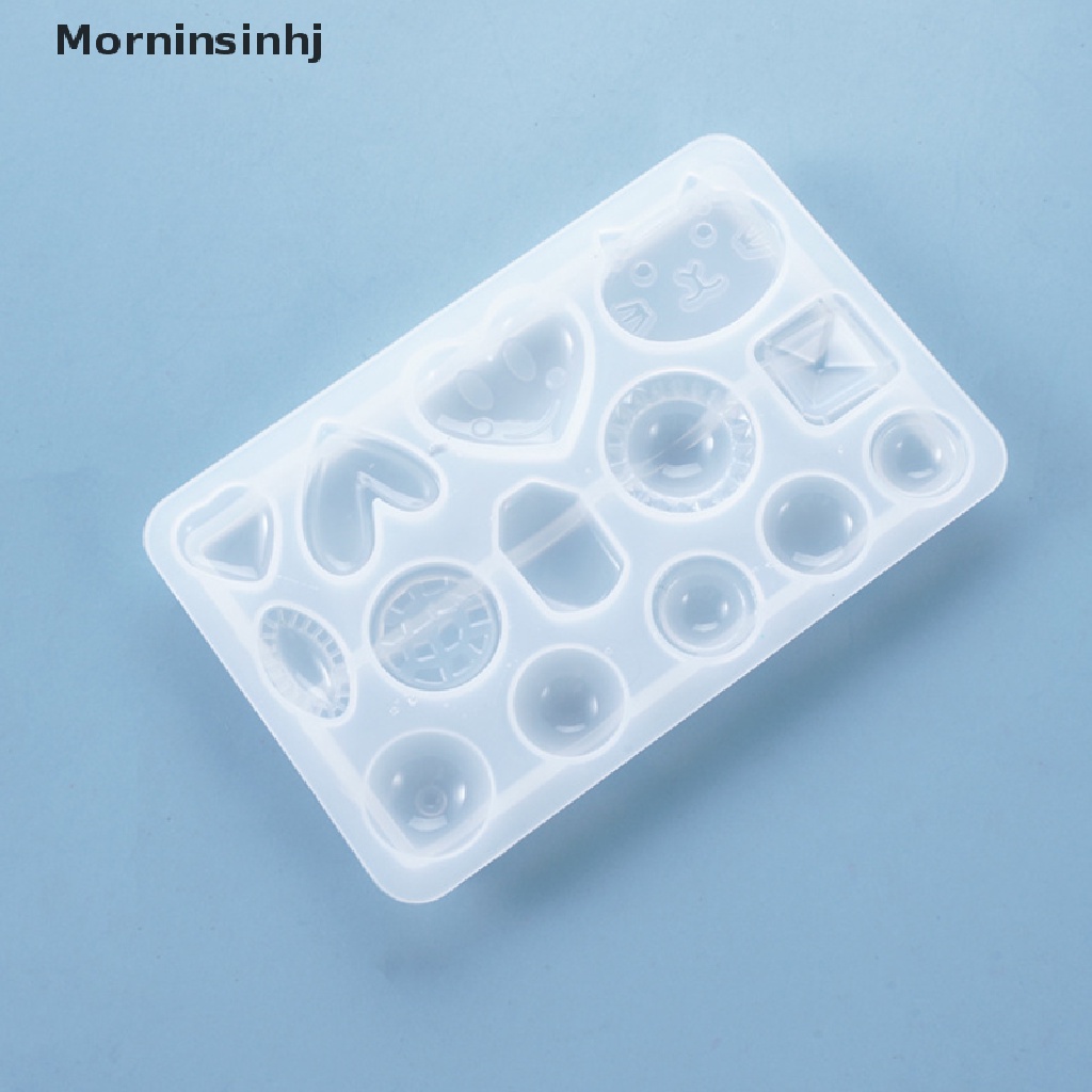 Mornin DIY Crystal Epoxy Resin Silicone Mold UV Anting Cetakan Perhiasan Membuat Alat id