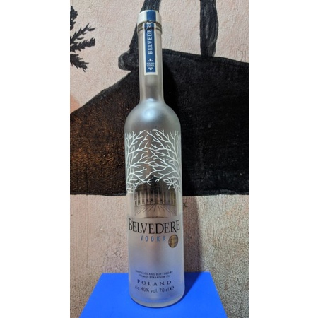 botol bekas minuman keras miras import Belvedere botol only botol antik botol unik botol import boto