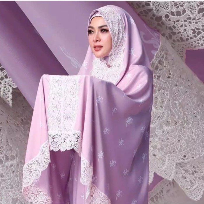 Mukena Dewasa Terbaru 2021 Mukena Syahrini Mukena Mewah Jumbo Adem PromoR36B