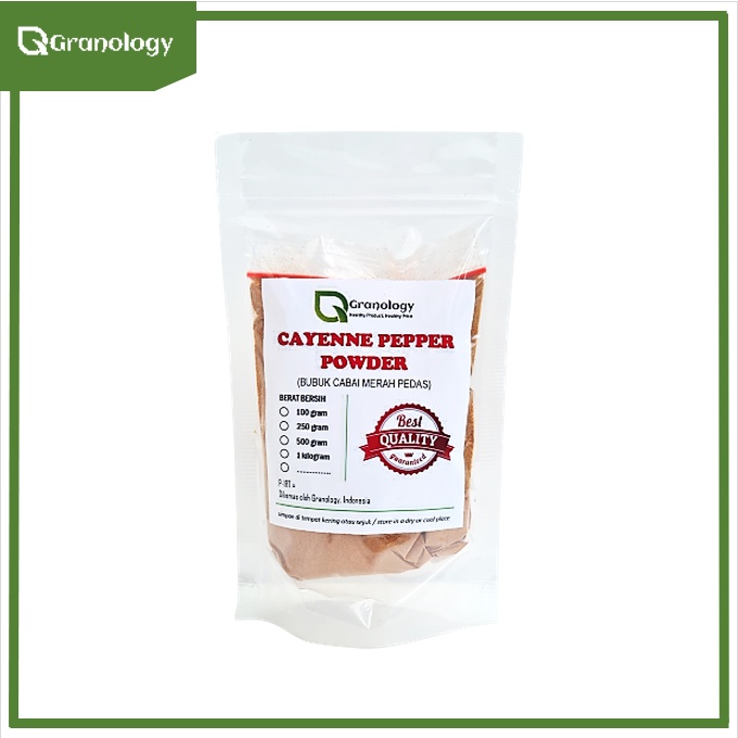 Cabe Rawit Pedas Bubuk / Cayenne Pepper Powder (100 gram) by Granology