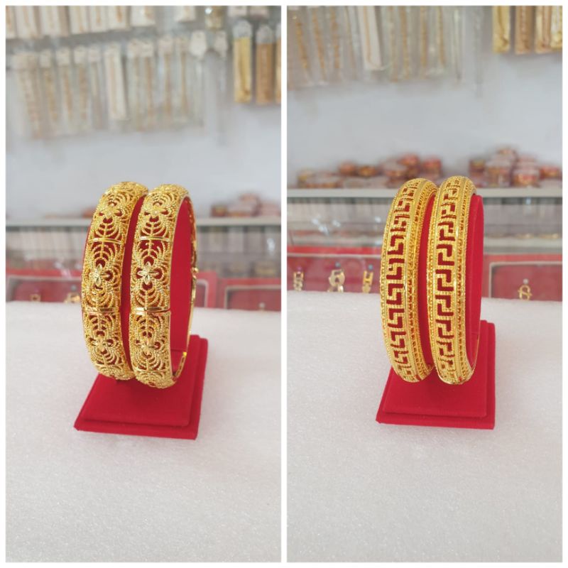 gelang keroncong dubai isi2/gelang dubai bukaan samping/gelang dubai xuping