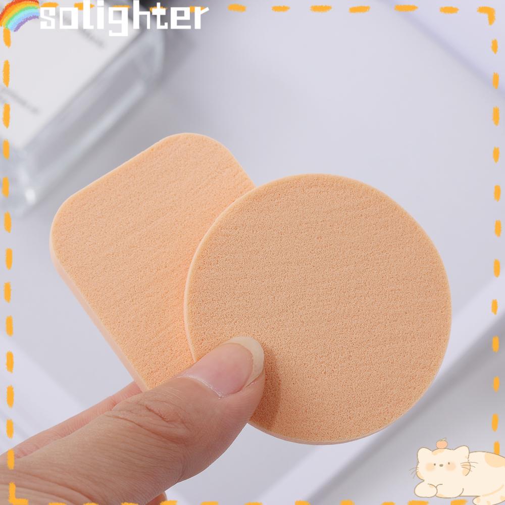 Solighter2/6/10pcs Spons Powder Puff Beauty Concealer Foundation Alat Makeup