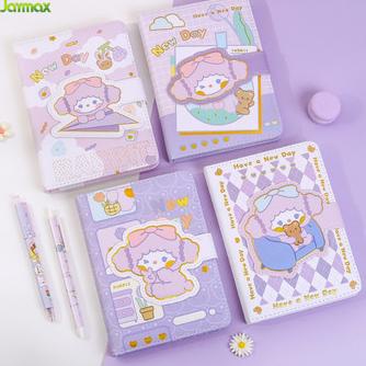

Magnetic Notebook Diary Purple Doll / Buku Agenda Jurnal Lucu HRG DISKON