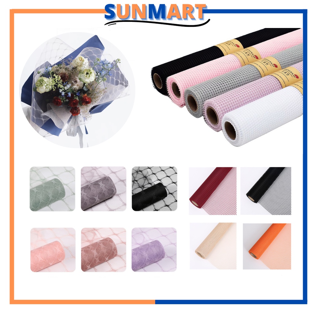 

Flower Korean Jaring Besar dan kecil / Polynet / Outer Flower Wrapping / Bungkus Bunga / Buket Bunga 6275