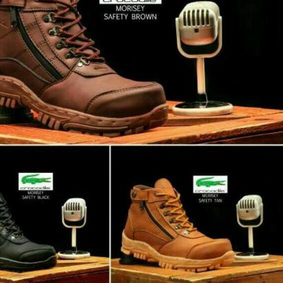 ☜ CROCODILE sepatu gunung pria boots crocodile morisey safety original handmade ➬