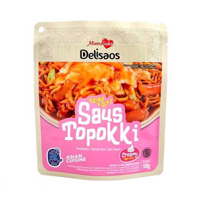 

MAMASUKA SAUS TOPPOKI CREAMY 100GR