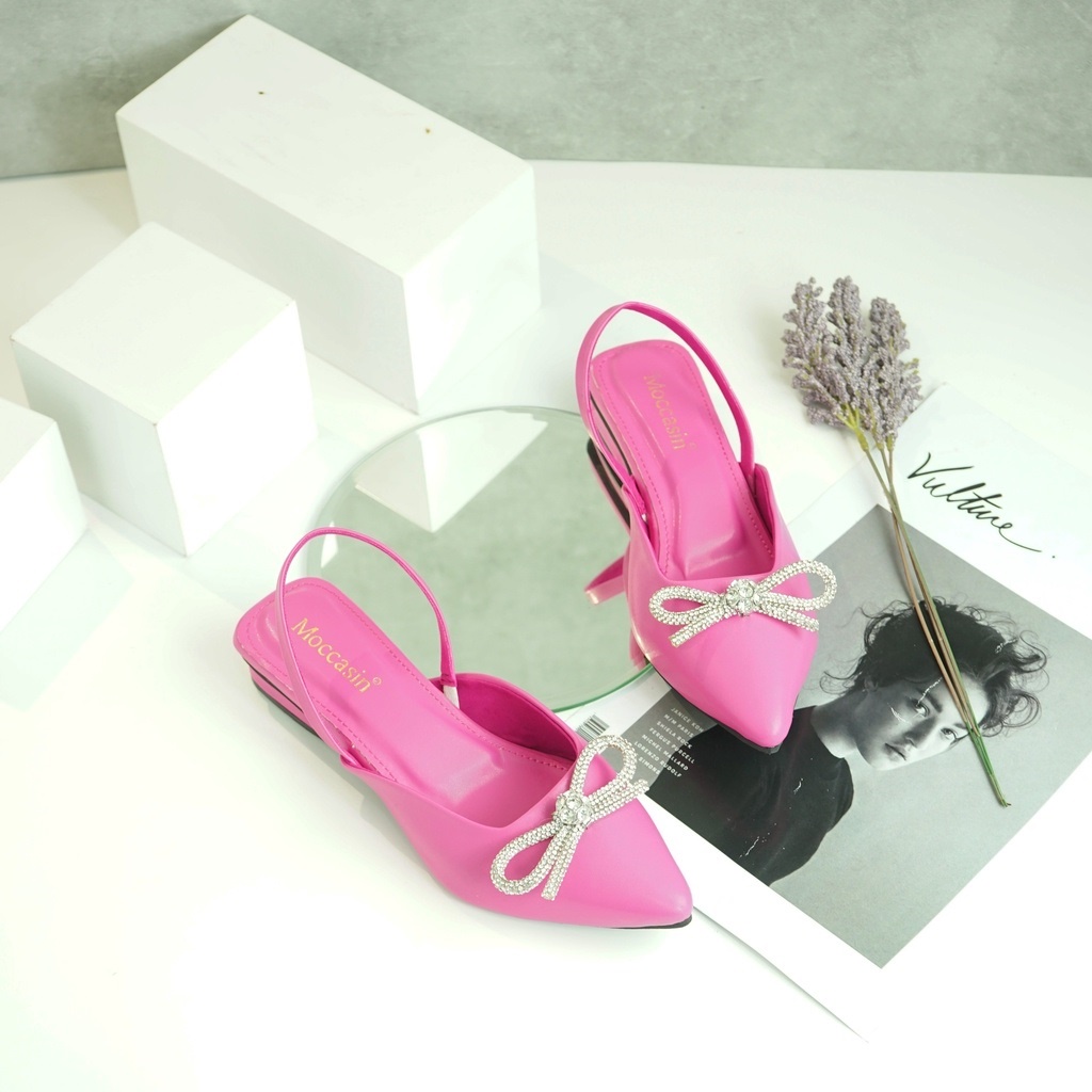 Sandal Wanita Heels slop Mutiara MC-ZR 01