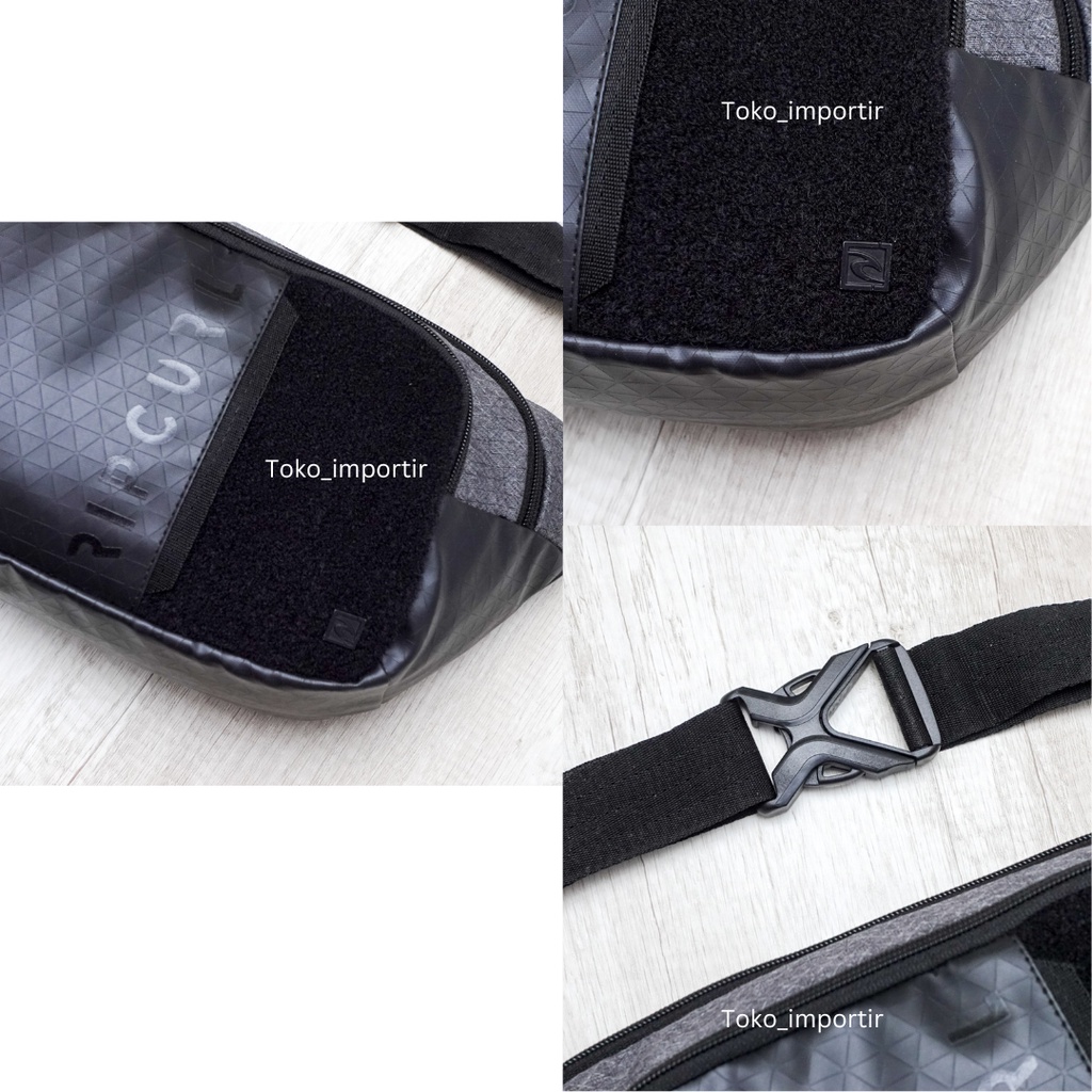 Waistbag Ripcurl Waterproof Import Mirror Original Tas Selempang Pria Anti Air