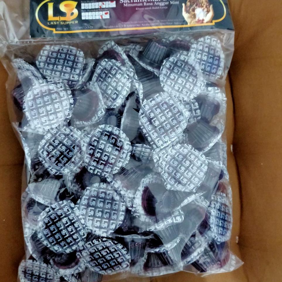 

Import Terlaris Minuman Anggur Perjamuan Cup Last Supper (isi 100) non alkohol !!