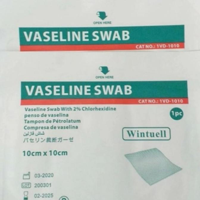 Supratule Vaseline Swab/Sufratuel / Wintuell Box 10pc rock01