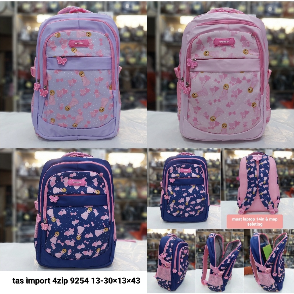 Tas import ransel sd anak perempuan anak laki