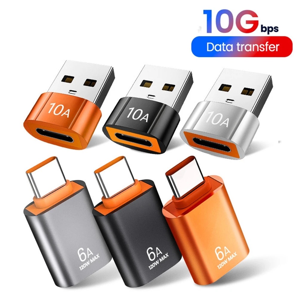 10a USB to Type-C Dan TypeC to USB OTG Converter USB C OTG Connector USB 3.0 Cable Connector Adapter Untuk Android PC MacBook Pro USB C Charging Connector