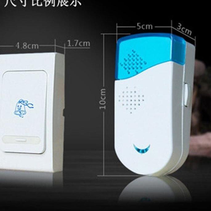 [ Bisa Cod ] Bel Pintu Rumah Tanpa Kabel BEL PINTU ALARM RUMAH V-ZORR WIRELESS DOOR Terbaik .