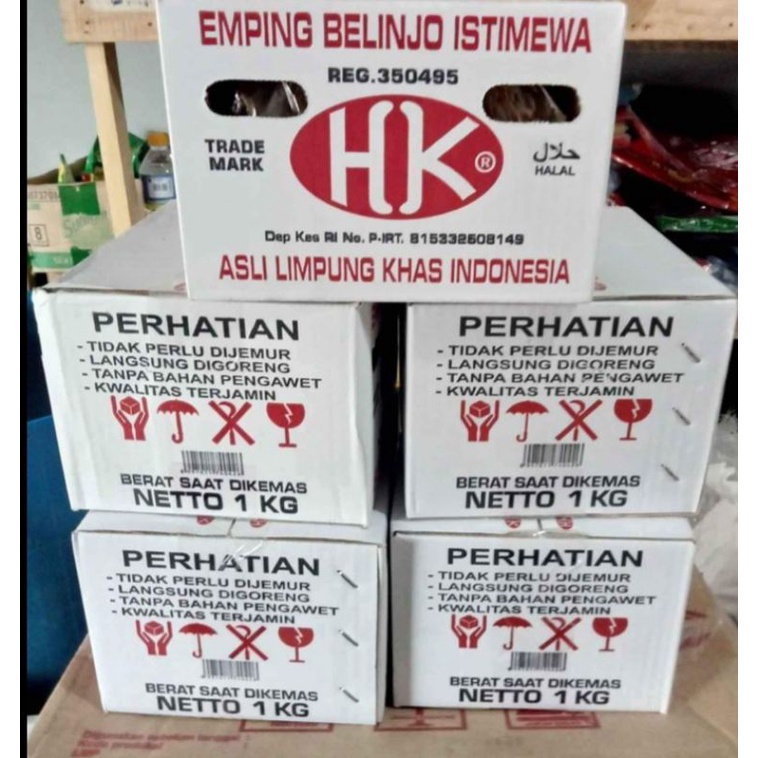 kerupuk emping melinjo mentah 1kg&amp;1/2kg