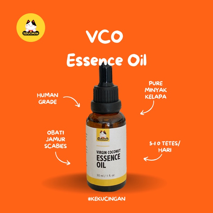 Terlaris Essence Oil Minyak Vco Pure Minyak Kelapa Murni Untuk Kucing 30 Ml
