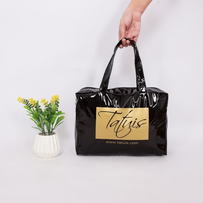 Tote Bag Wanita Resleting Tatuis Mukena Black BEST SELLER G1R8 NEW modern PROMO BIG SALE modis multi