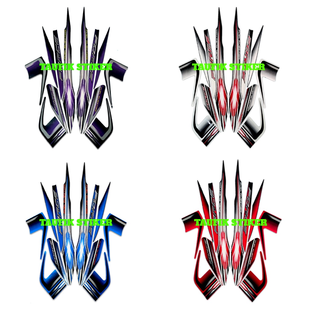 STRIPING LIS BODY MOTOR YAMAHA VEGA FORCE 2014 FI SEPASANG STANDAR FULL SET