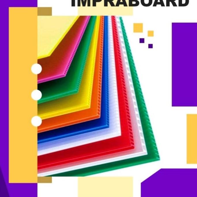 

Bisa Cod - INFRABOARD IMPRABOARD 50X100cm 100X50cm Tebal 5mm PP BOARD ✓