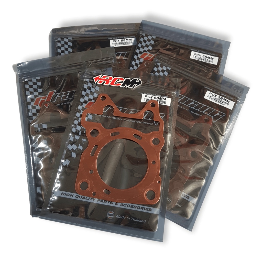 PAKING PERPAK GASKET PACKING HEAD COP KOP ATAS PCX 125 CC 150 CC VARIO125 VARIO 125 VARIO150 VARIO 150 TEMBAGA UK 0.5MM X 58MM 59MM 60MM 58 59 60 62 62MM 62 MM ORI ORIGINAL GF RACING ASLI