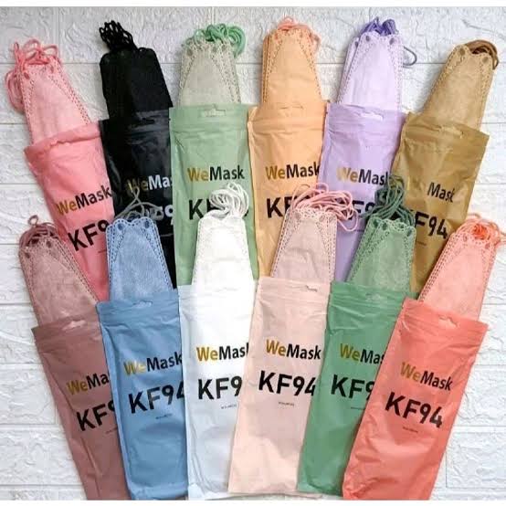 Masker korea KF94 isi 50 pcs/masker 4 ply / masker KF94 murah/masker murah / masker isi 50 gratis ongkir / MASKER KF94 WARNA WARNI COLOUR 4PLY KOREA 4 LAPIS