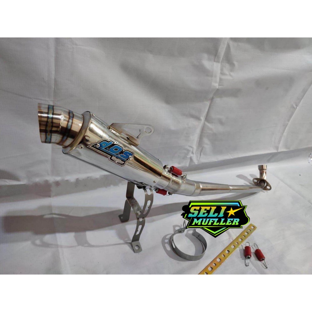 knalpot racing dos motor karisma Supra x 125 Vega r Revo lama absolute revo