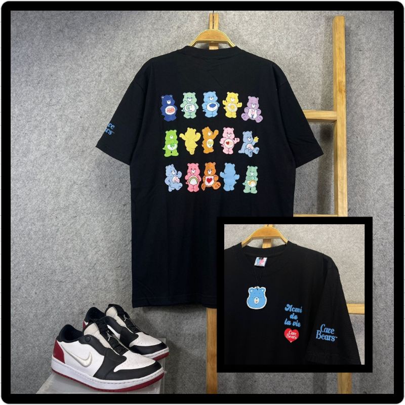 KAOS TSHIRT CARE BEARS LENGAN PENDEK FULL TAG PRIA WANITA, KAOS BERUANG, KAOS OBLONG SABLON BAHAN CO